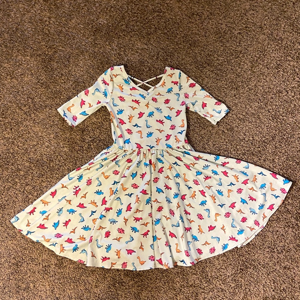 Slightly used DDS Dinosaur ballerina dress